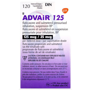 Adva HFA Inhaler - 125/25mcg Inhaler